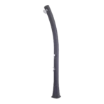 Ducha solar para piscina columna gris