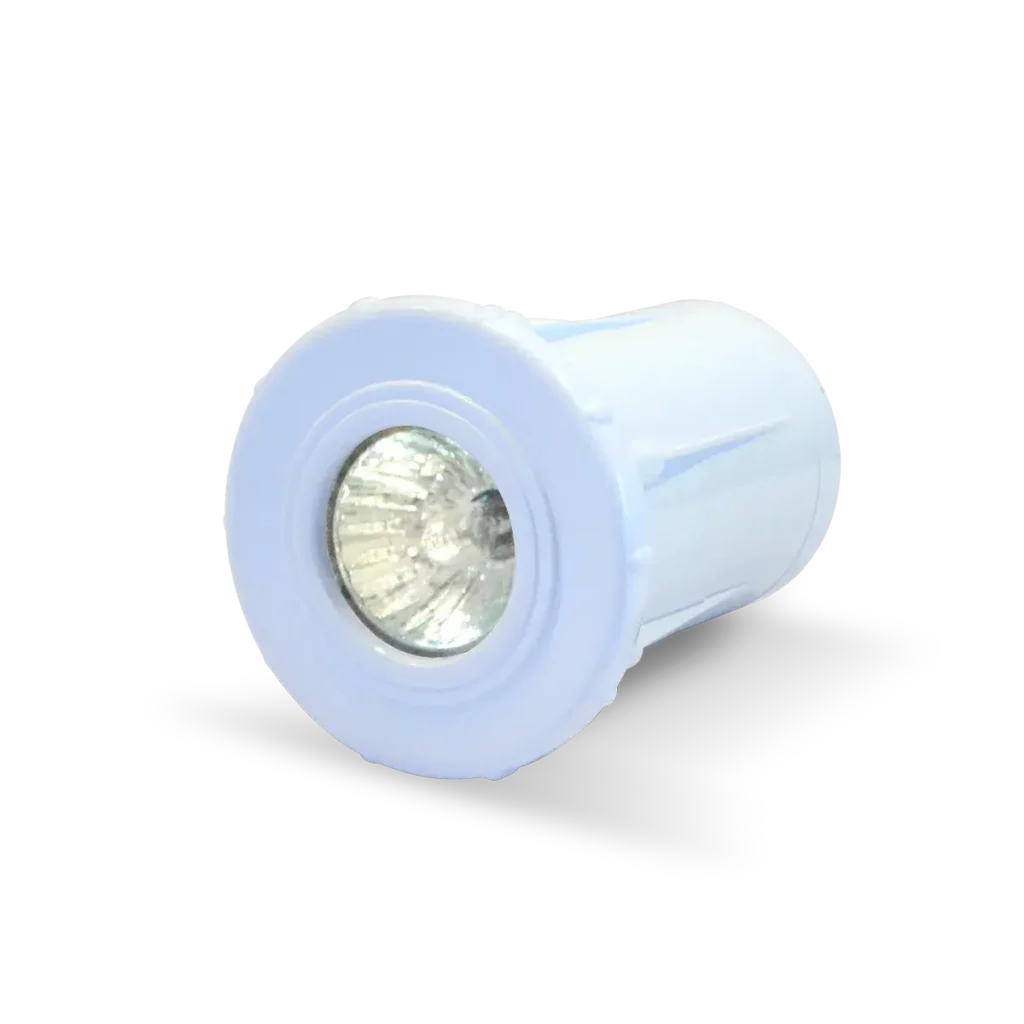 Luminaria spot blanco Dicroica 50W FV