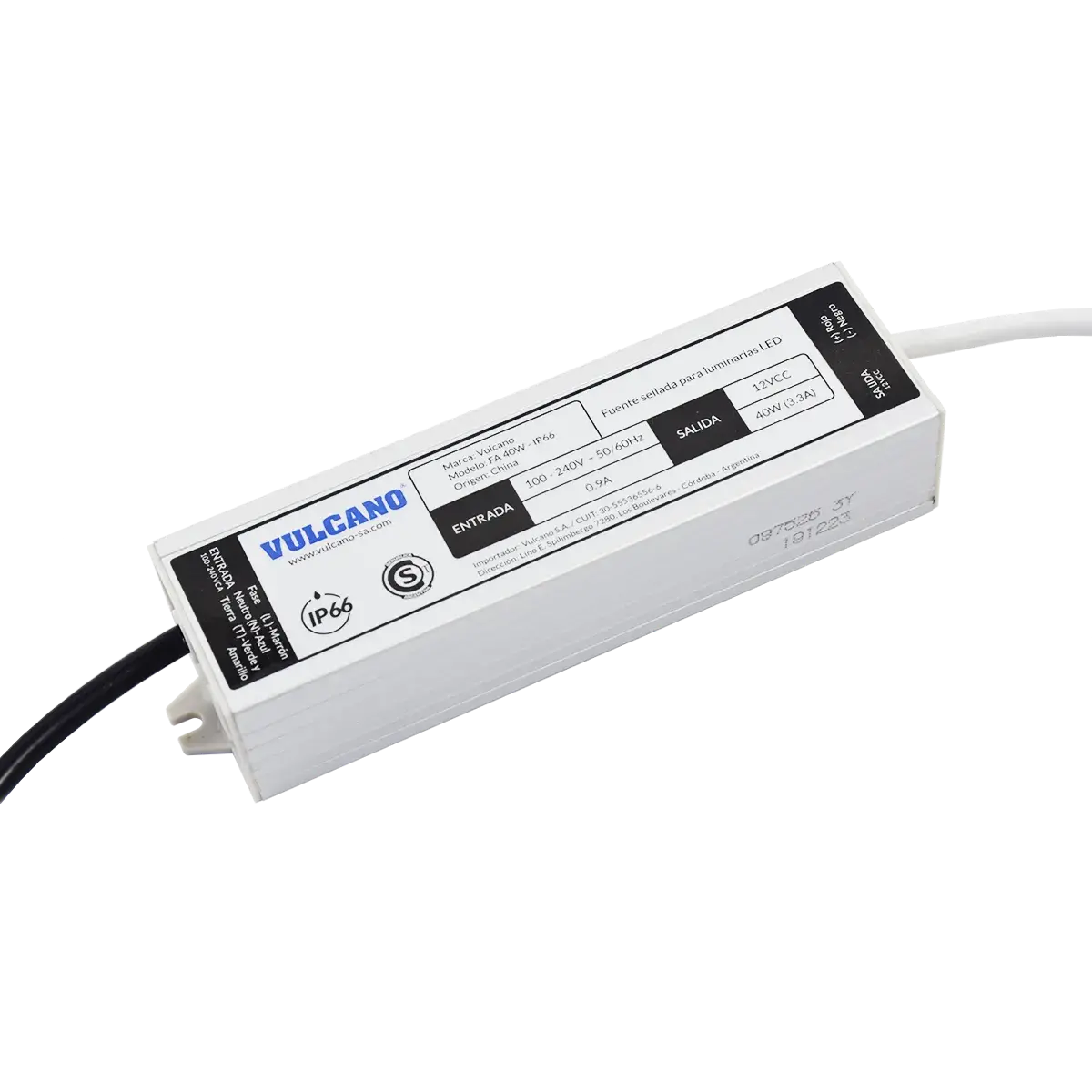 Fuente de alimentación sellada 40W