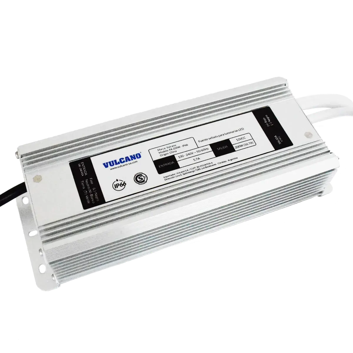 Fuente de alimentación sellada 200W