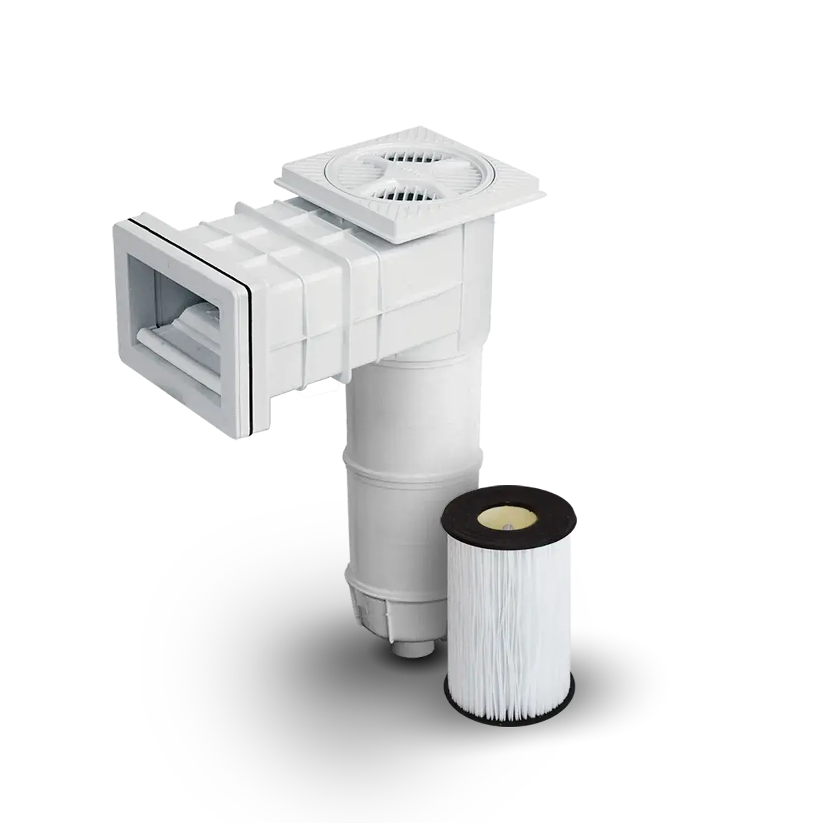 Skimmer con filtro de cartucho p/fv ancho 20 cm