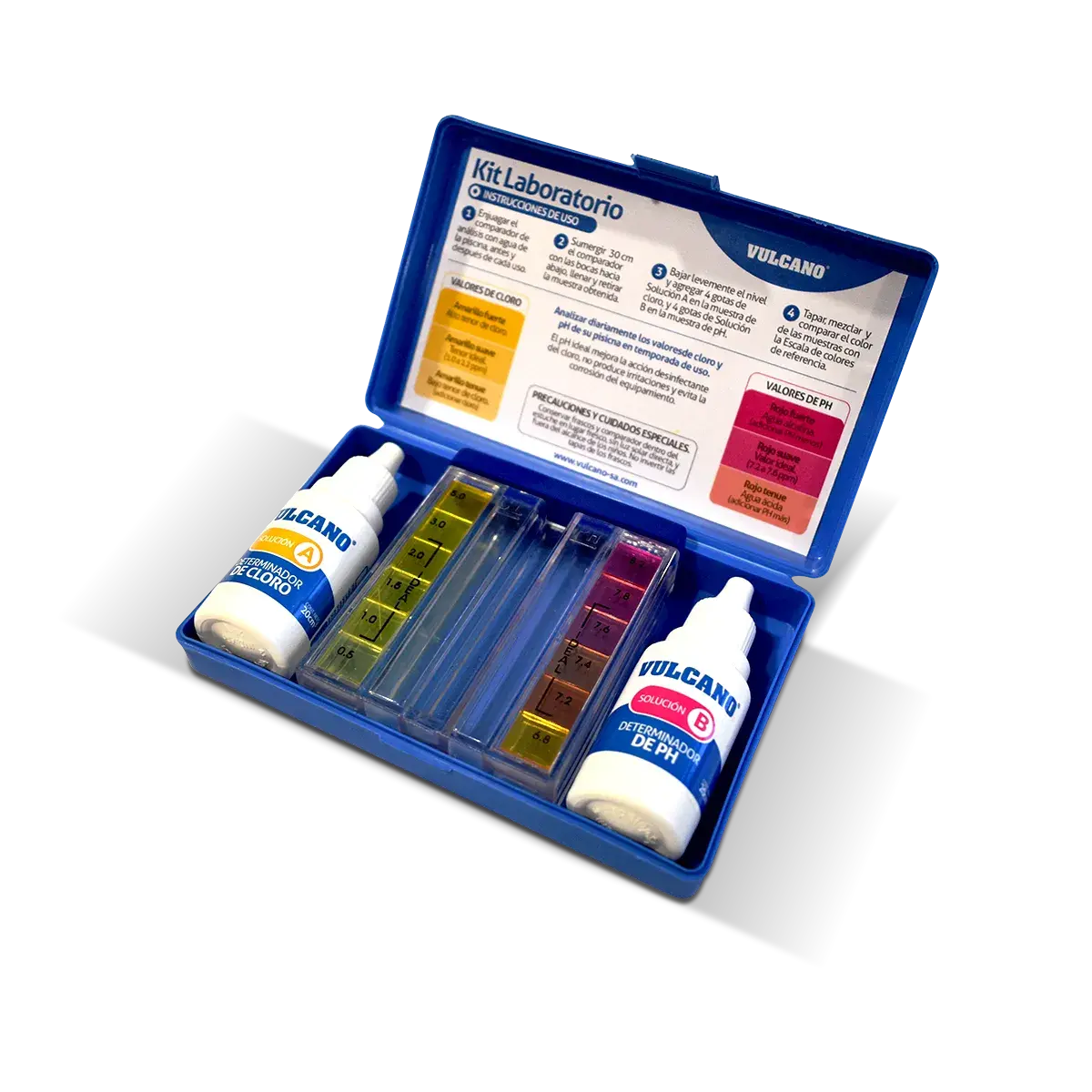 Test kit de cloro y pH
