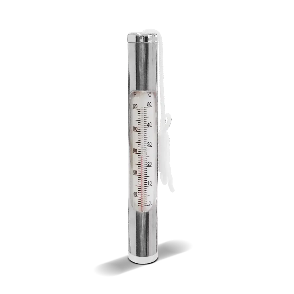 Termómetro sumergible cilíndrico