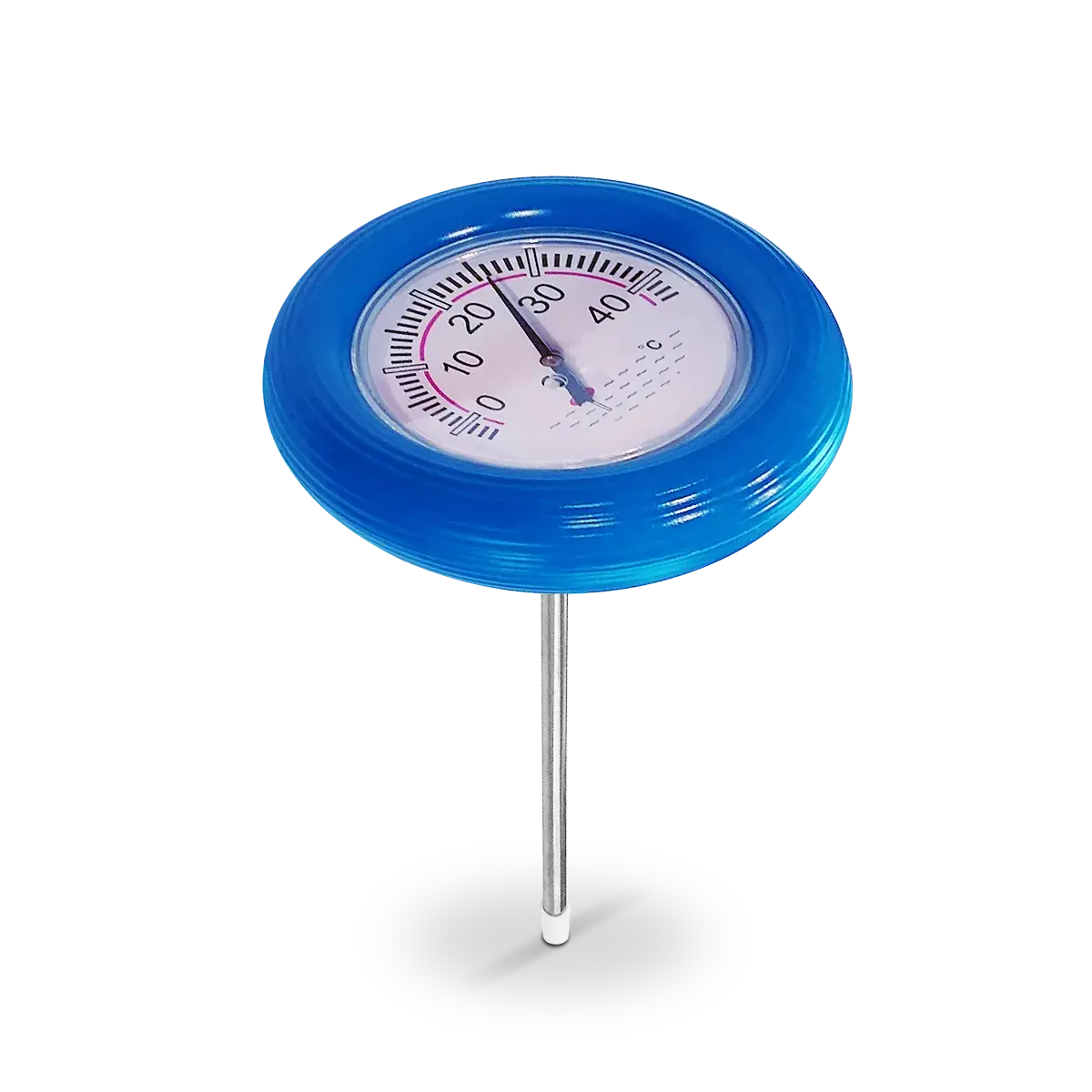 Termómetro flotante bimetálico