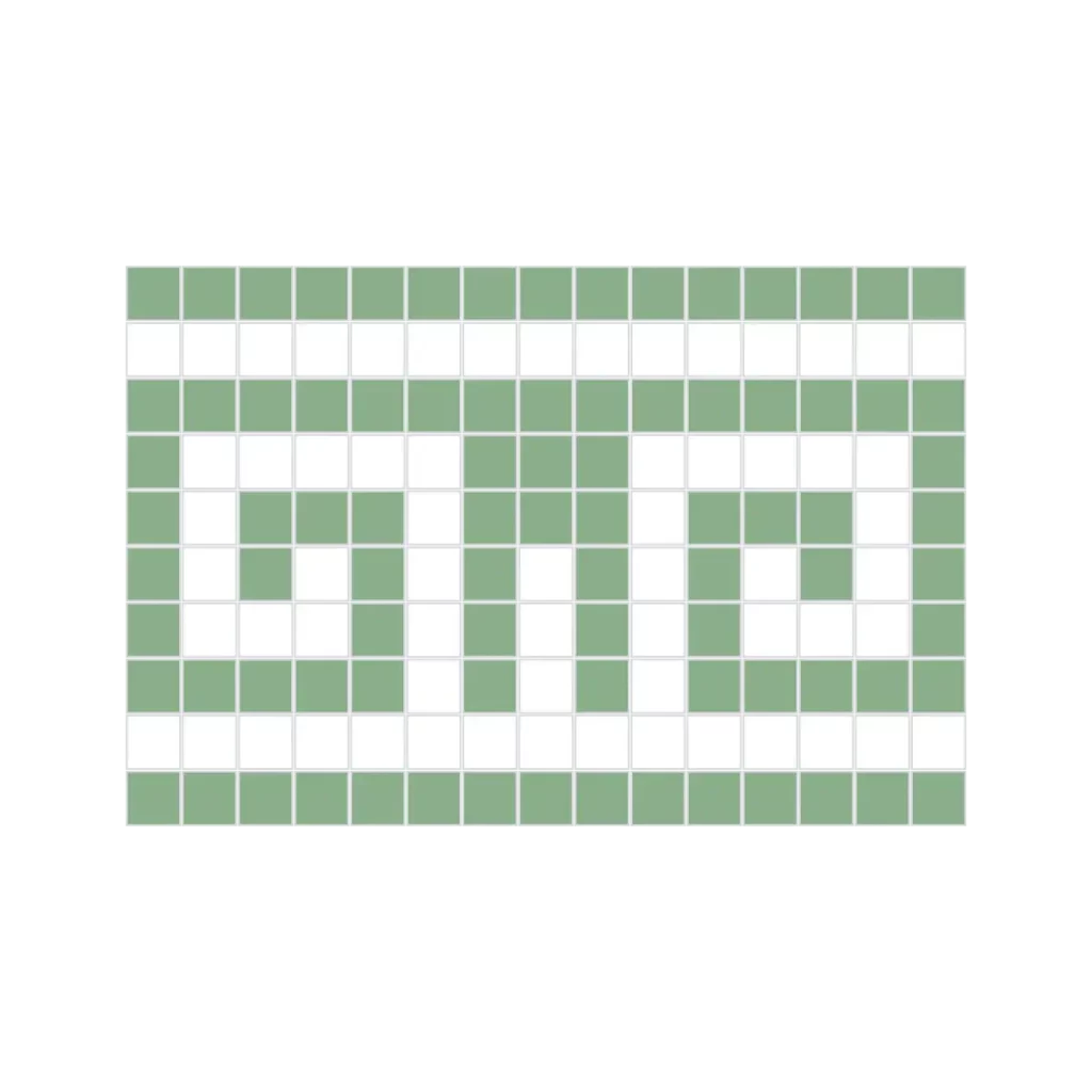 Venecitas Guarda Griega verde