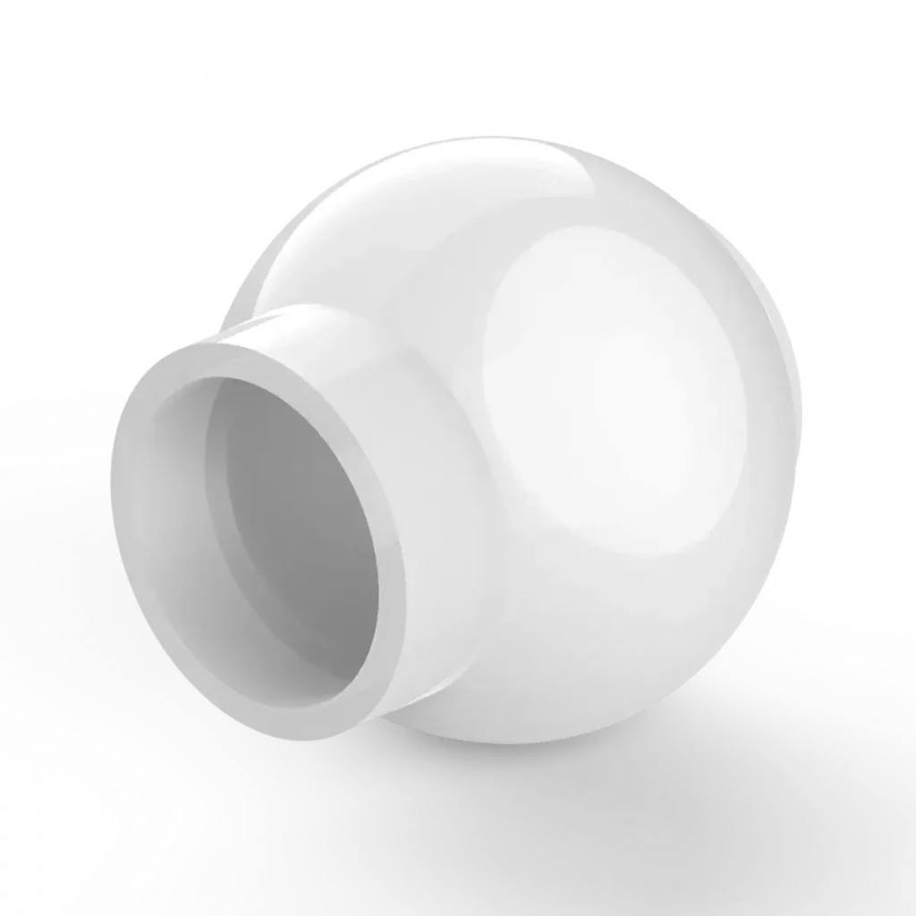 Pico esférico blanco para hidrojet