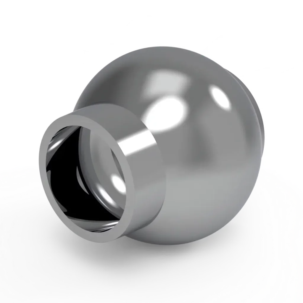 Pico esférico cromado para hidrojet