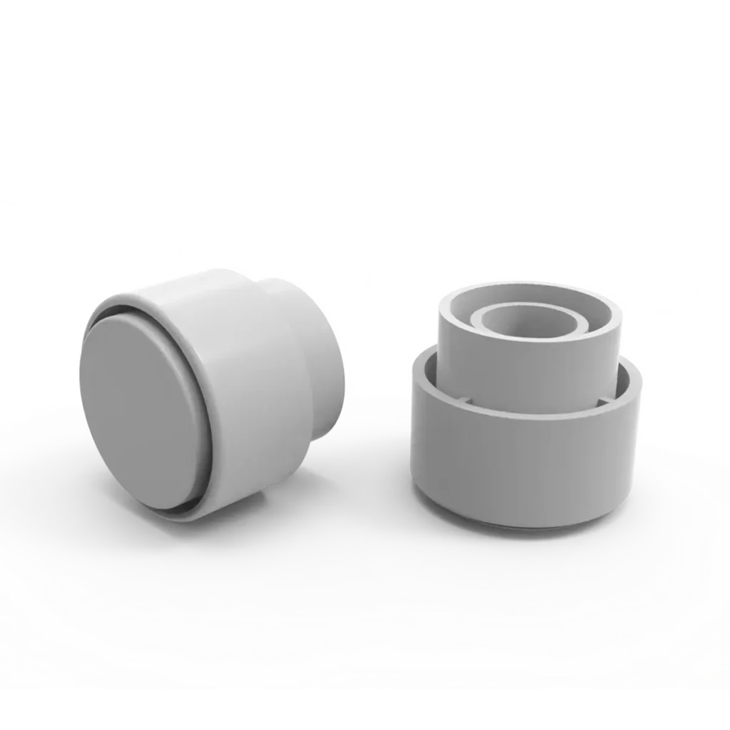 Botón para pulsador blanco