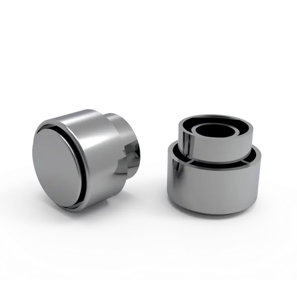 Botón para pulsador cromado