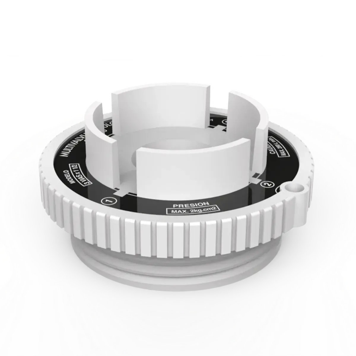 Tapa con círculo de acetato