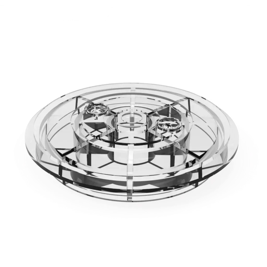 Tapa transparente de tanque