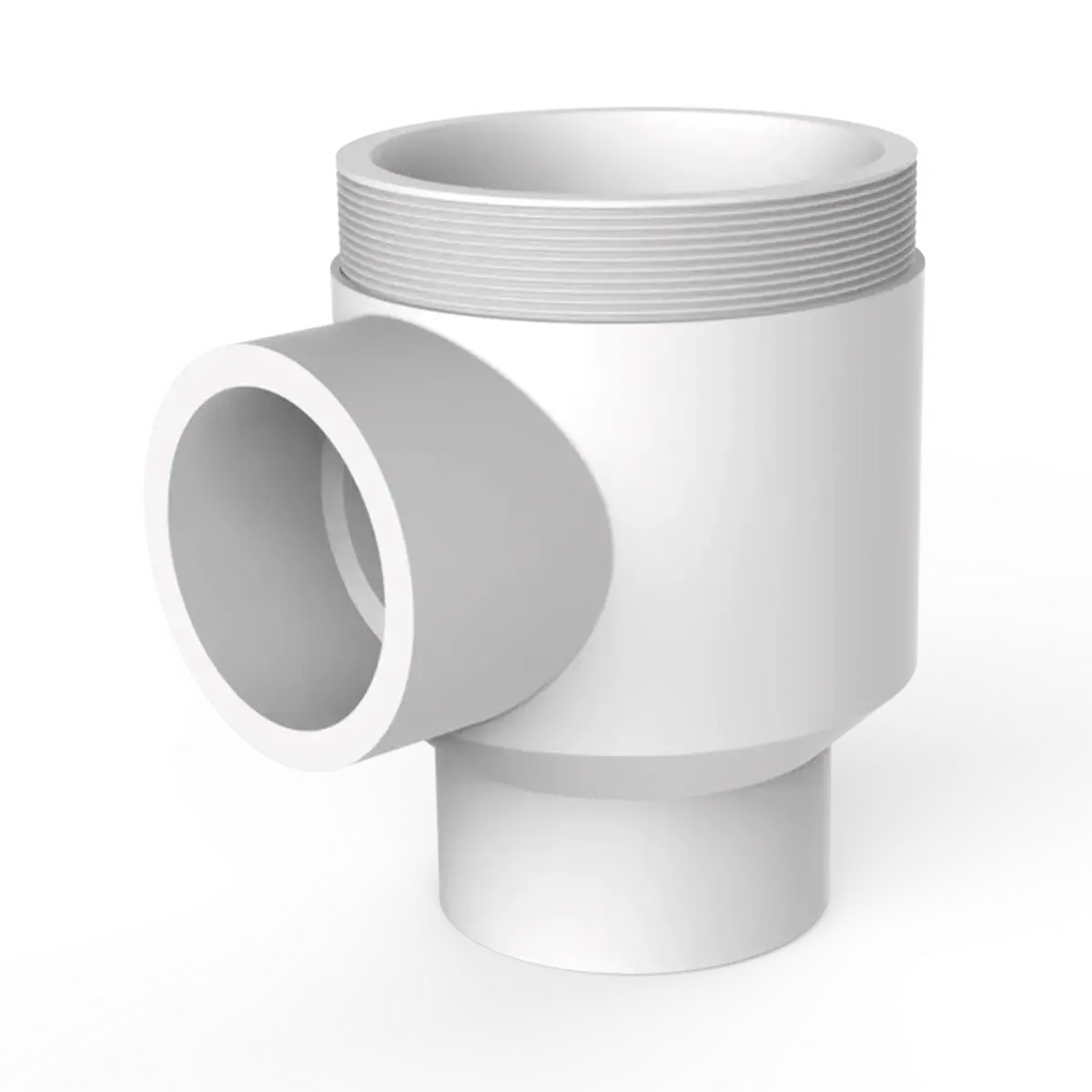 Cuerpo 2 vías con boca para pegar