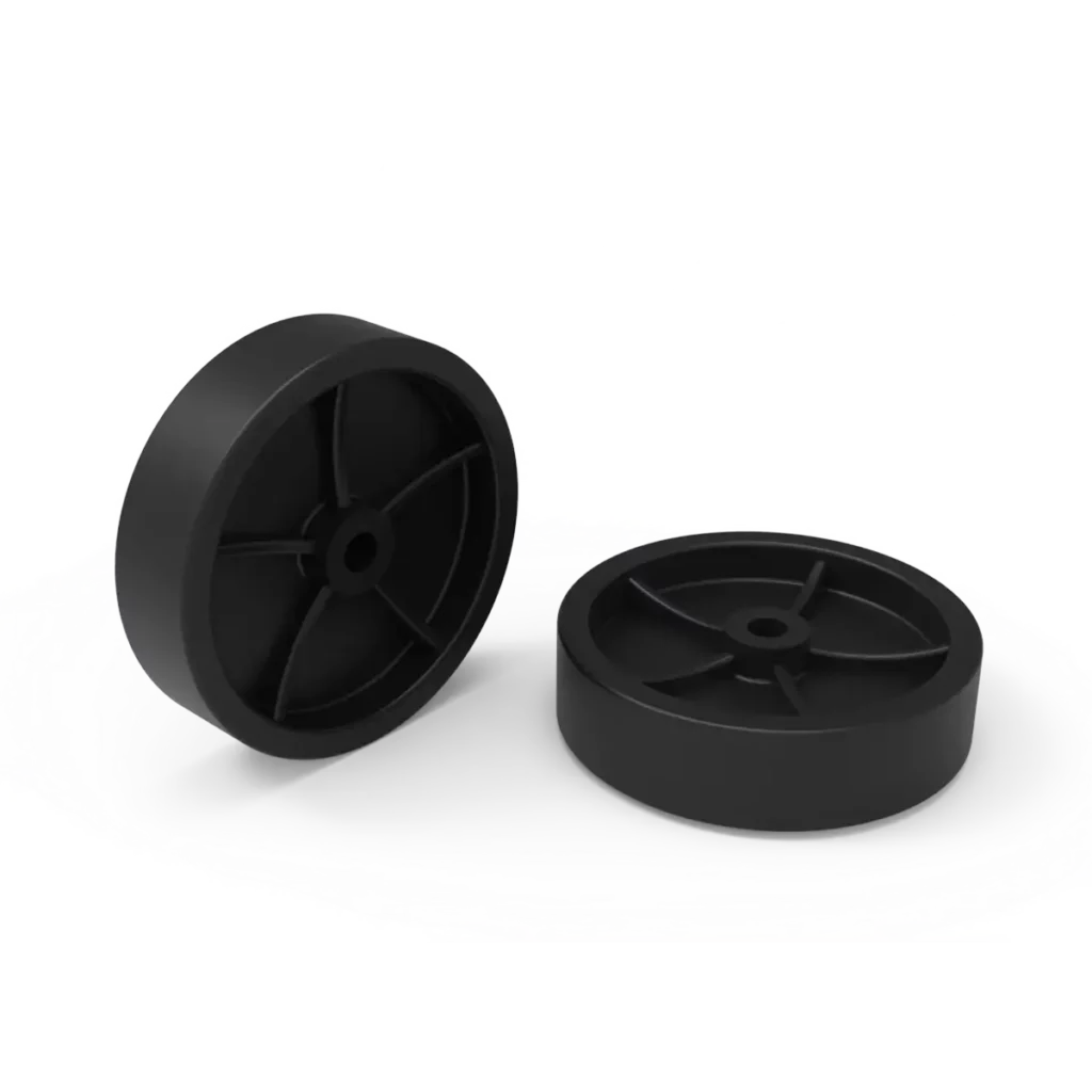 Rueda plásticaorificio ø10