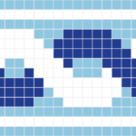 Venecitas Guarda Lazo mix azul