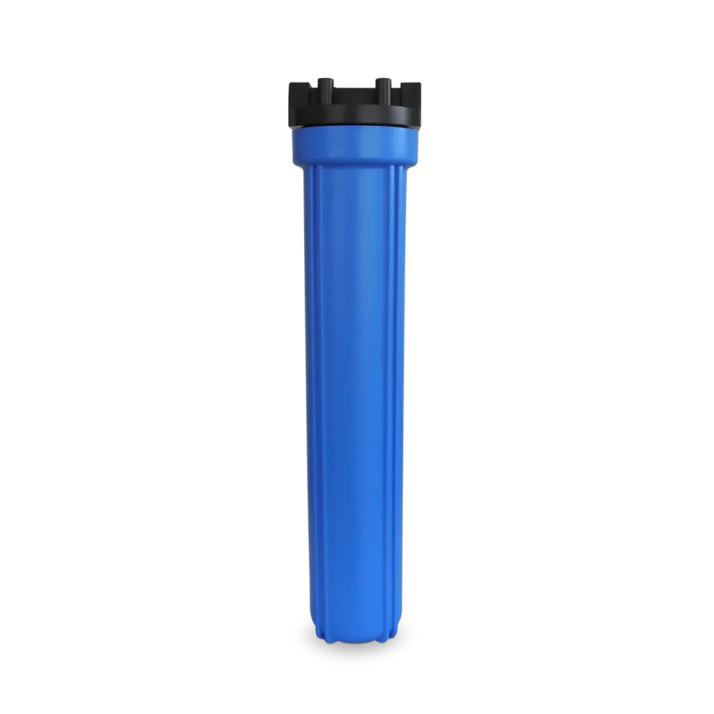 Carcasa de filtración de polipropileno azul 20"