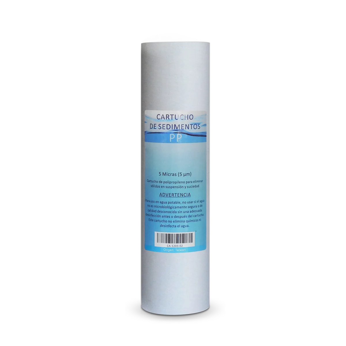 Cartucho sedimentos 10" x 2.5" - 5 micrones