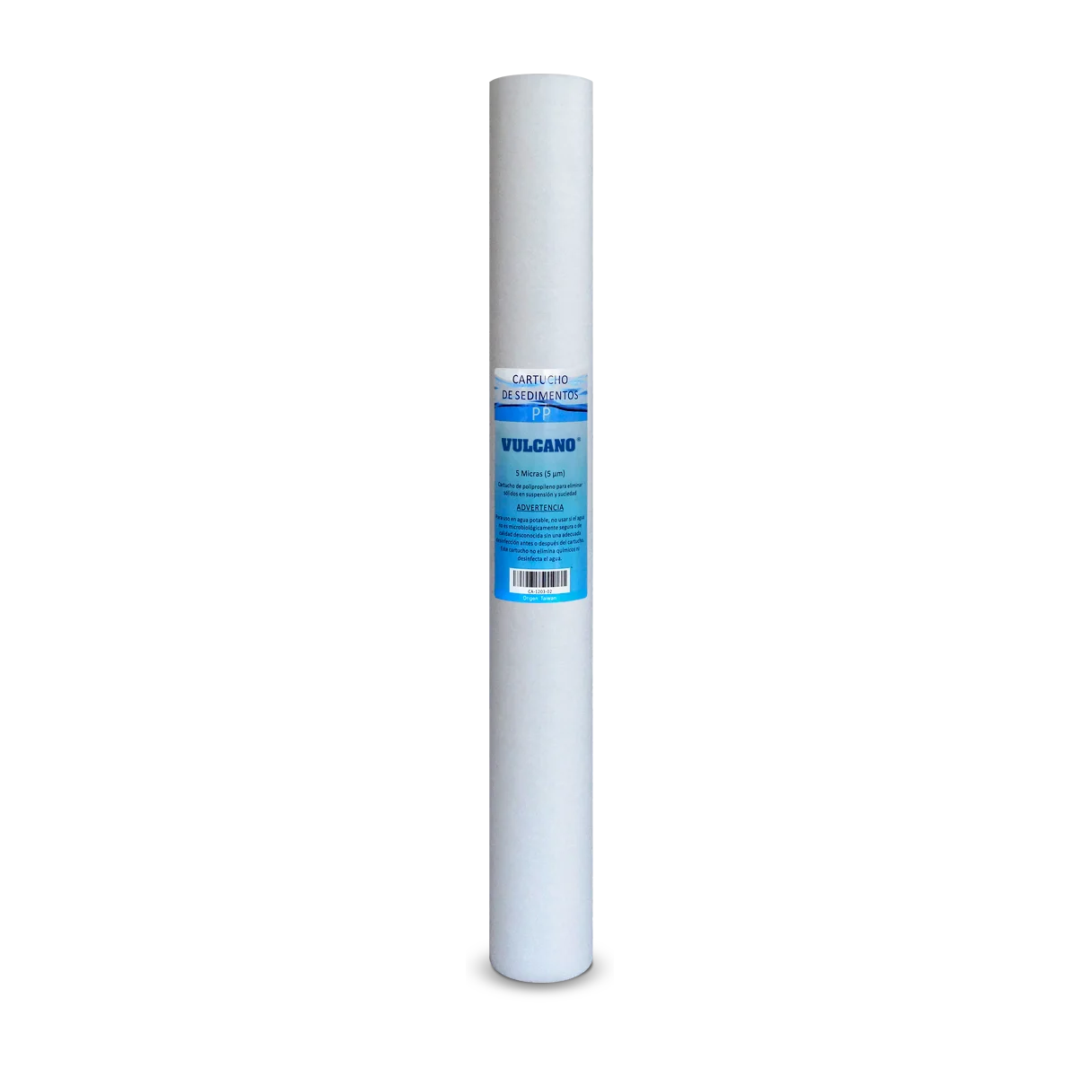 Cartucho sedimentos 20" x 2.5" - 5 micrones