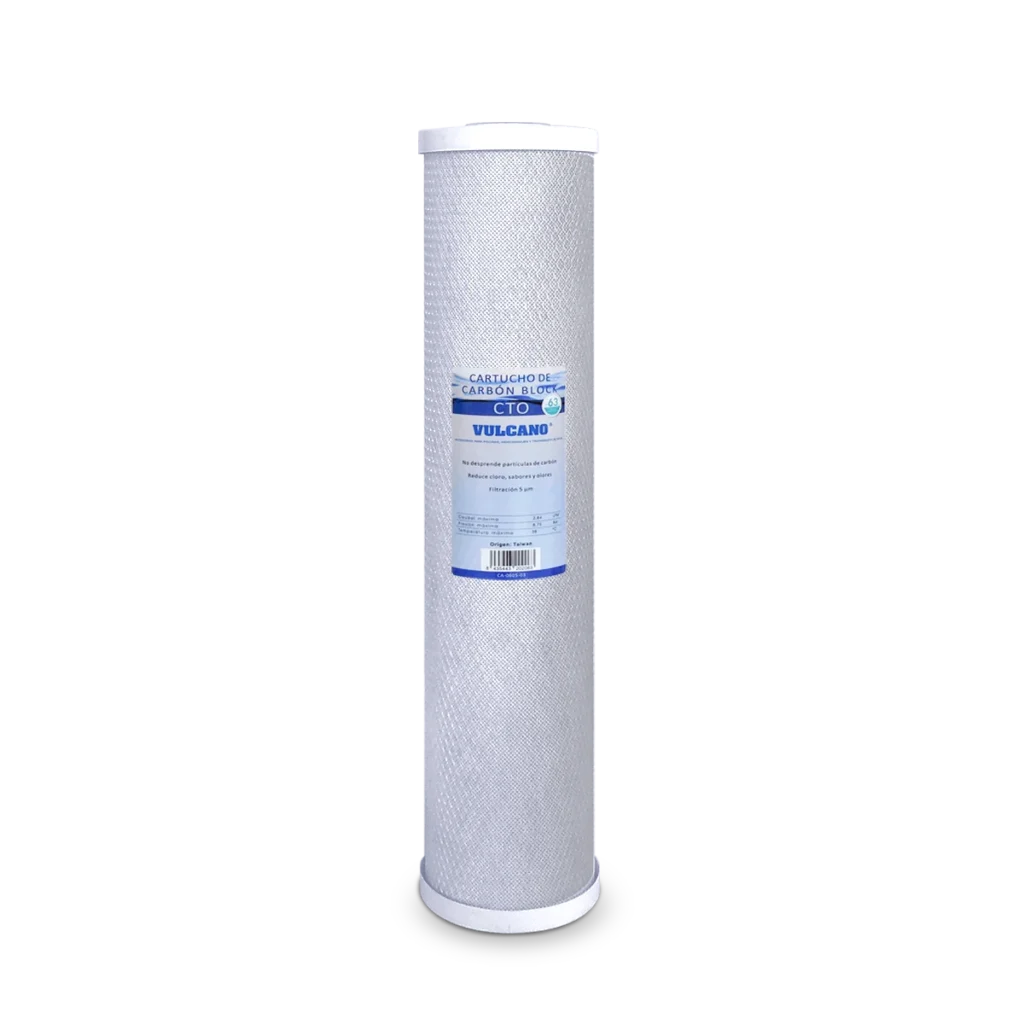 Cartucho carbón block BIG 20" x 4.5"